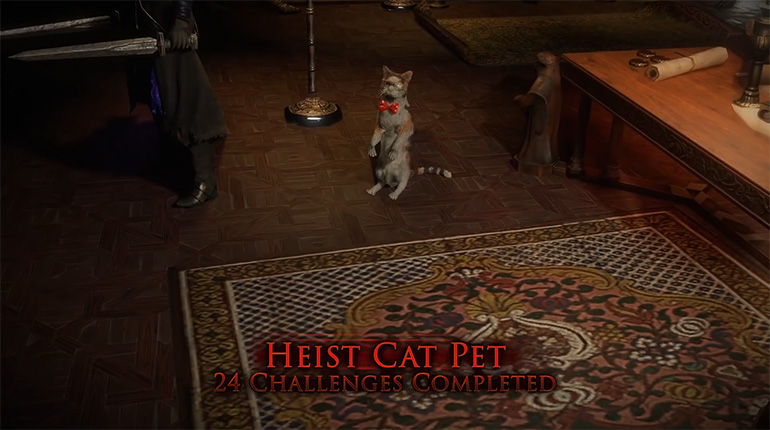 PoE Heist 24 Challenge Rewards Cat Pet